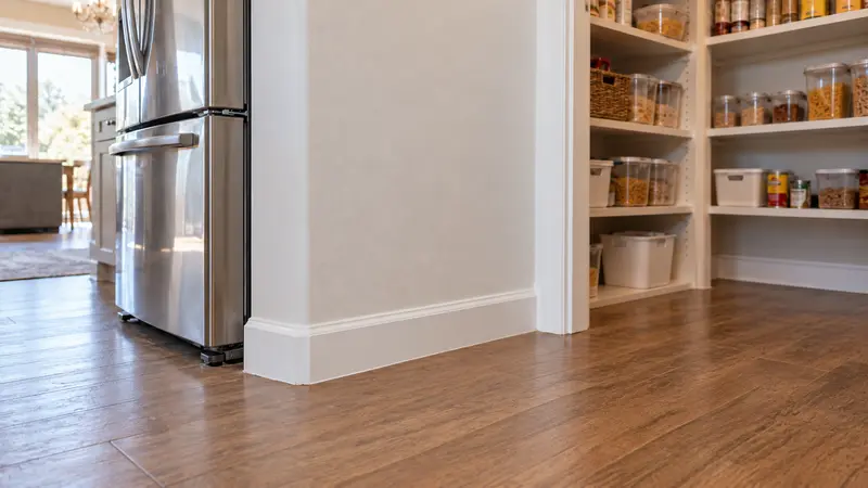 Dry repaired refrigerator supply wall after service