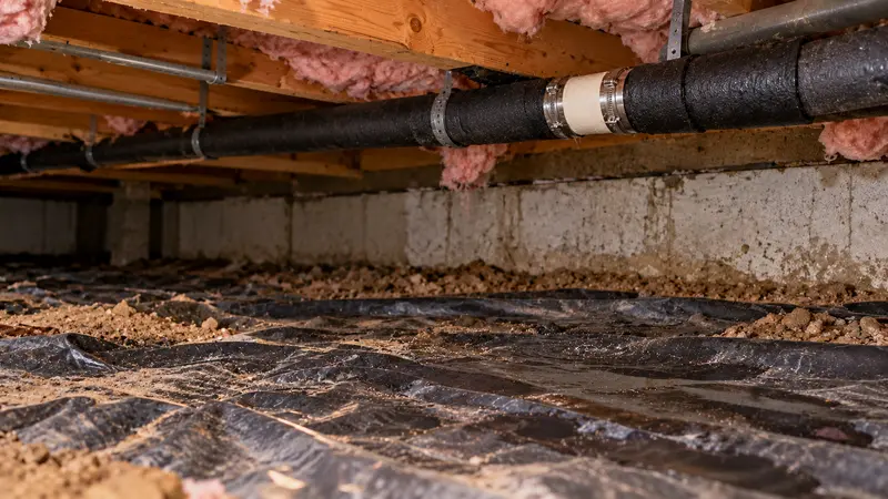 Dry insulated supply connection after repair