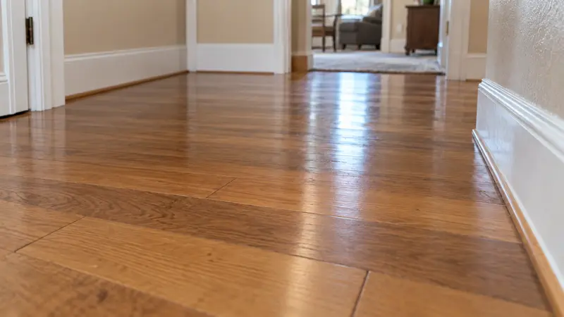 Restored dry floor after the second under-slab line repair