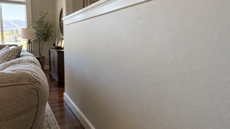 Dry repaired wall after the hidden supply leak was fixed